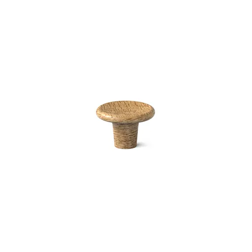 Round wood cabinet knobs for kitchen - 1